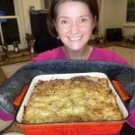 Salmon twists with broccoli