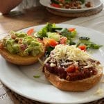 Polish Zapiekanka: toasted Baguette with Mushrooms and Cheese