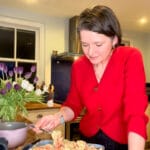 Asian style pork in lettuce boats