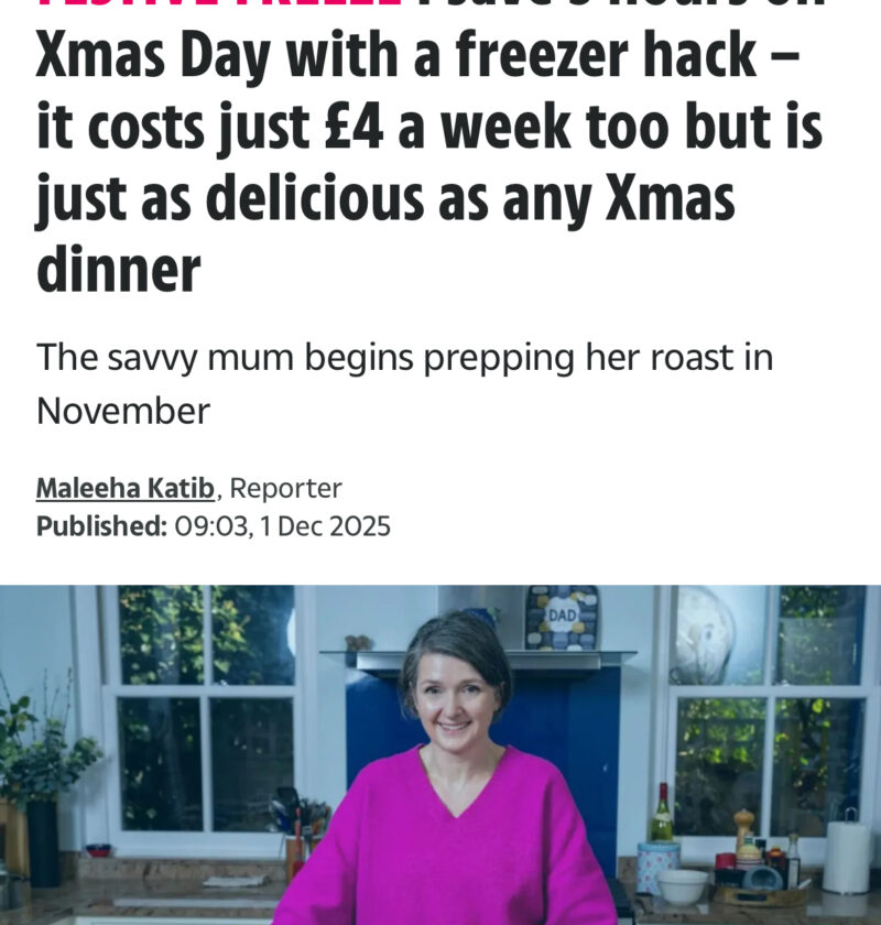 Get ahead with Christmas meal prep! Learn how to peel, chop, parboil and freeze vegetables in advance for an easier, stress-free Christmas Day.